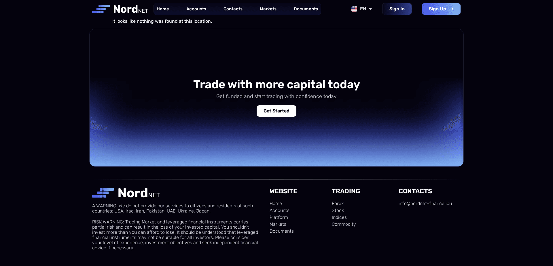 Screenshot for nordnet-finance.icu - 2