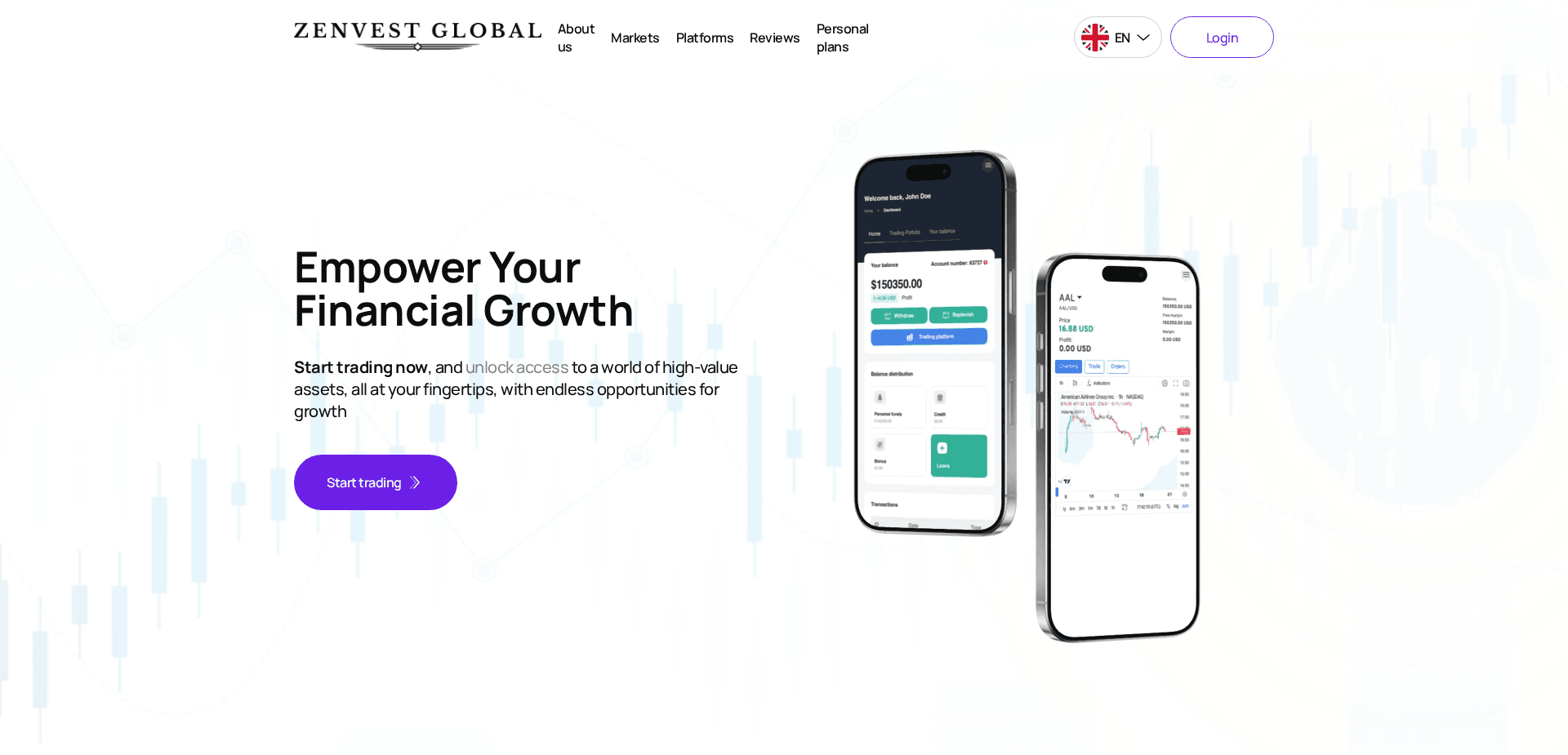 Screenshot for zenvestglobal.com - 1