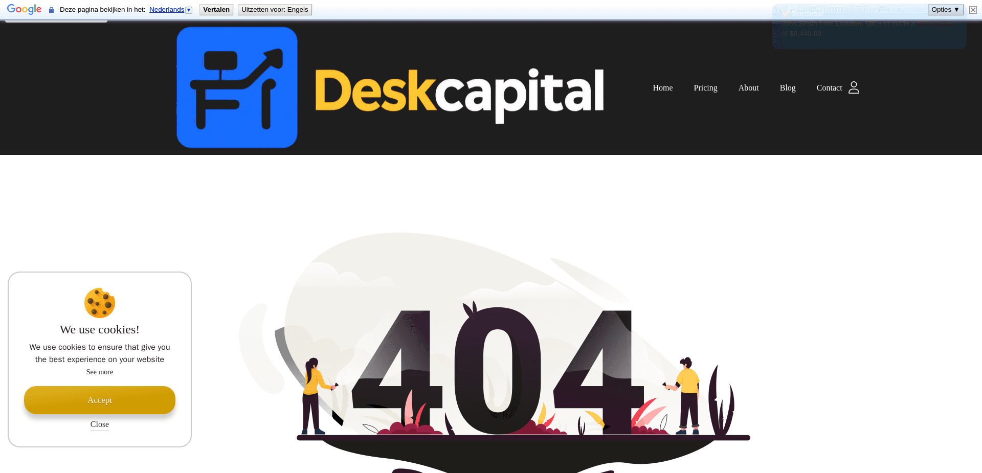 Screenshot for deskcapital.org - 2