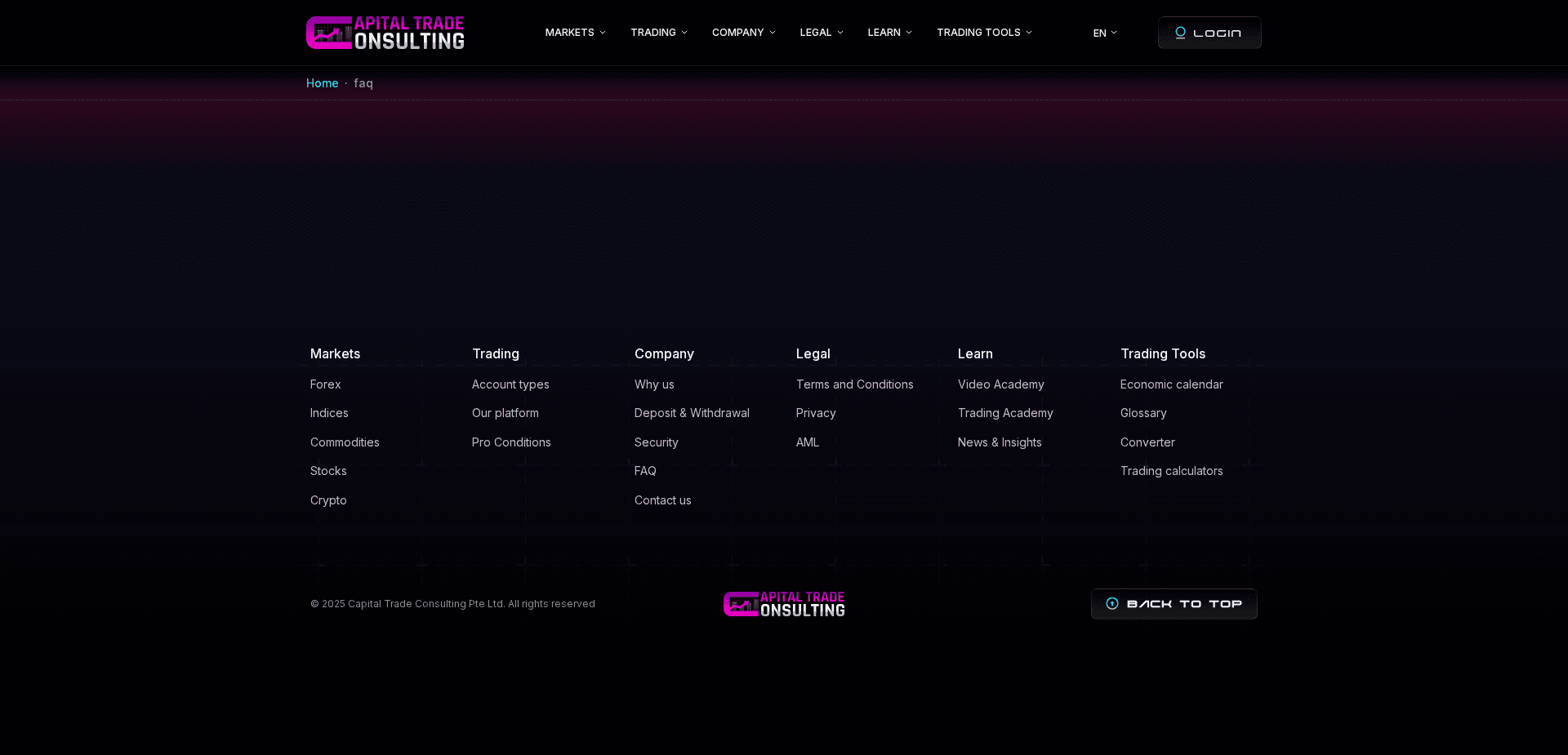 Screenshot for captrdltd.com - 2