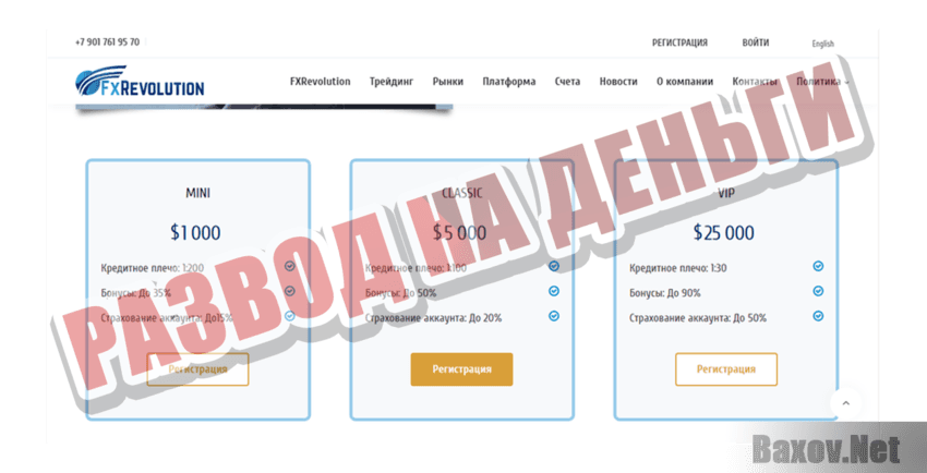 FXrevolution Развод на деньги