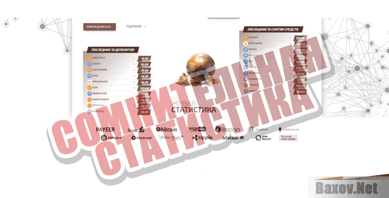 Mixcoin Сомнительная статистика