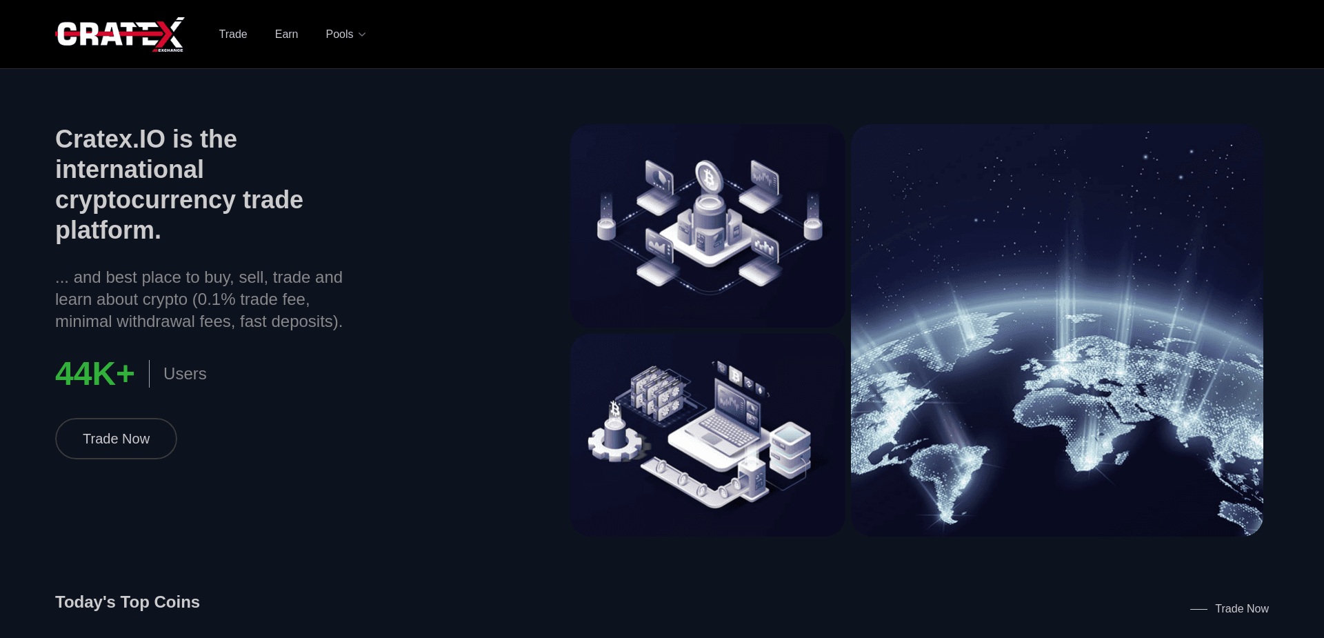 Screenshot for cratex.io - 1