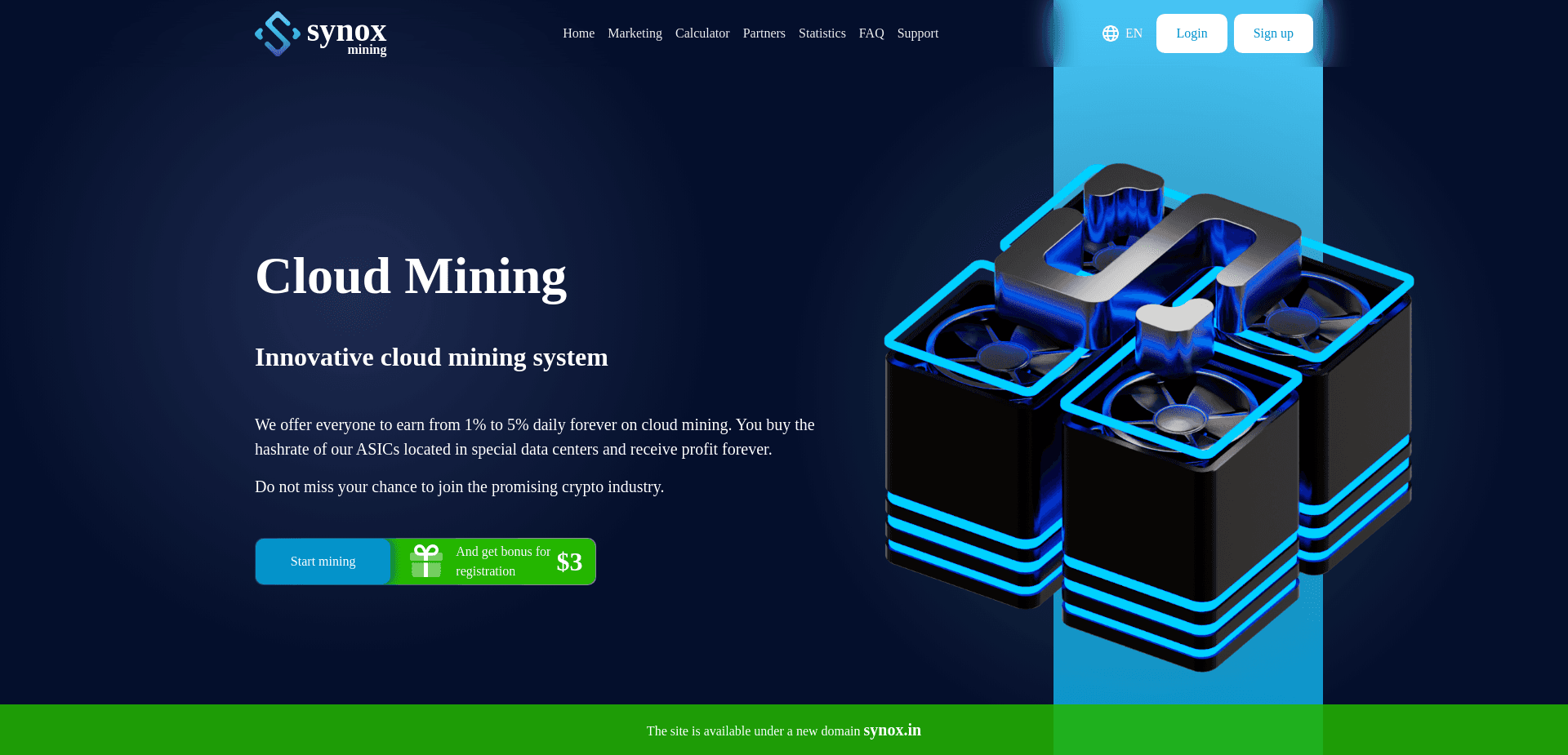 Хайп Synox Mining отзывы и обзор. Развод, лохотрон или правда. Только честные и правдивые отзывы.