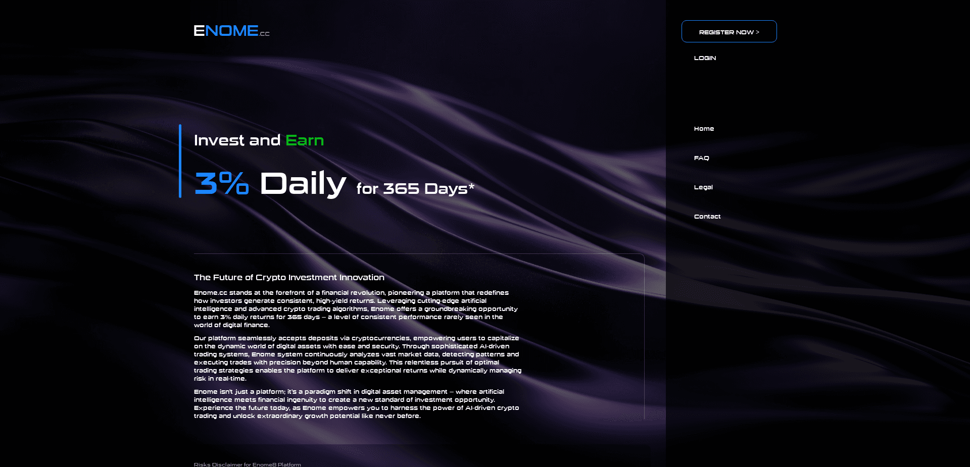 Хайп Enome отзывы и обзор. Развод, лохотрон или правда. Только честные и правдивые отзывы.