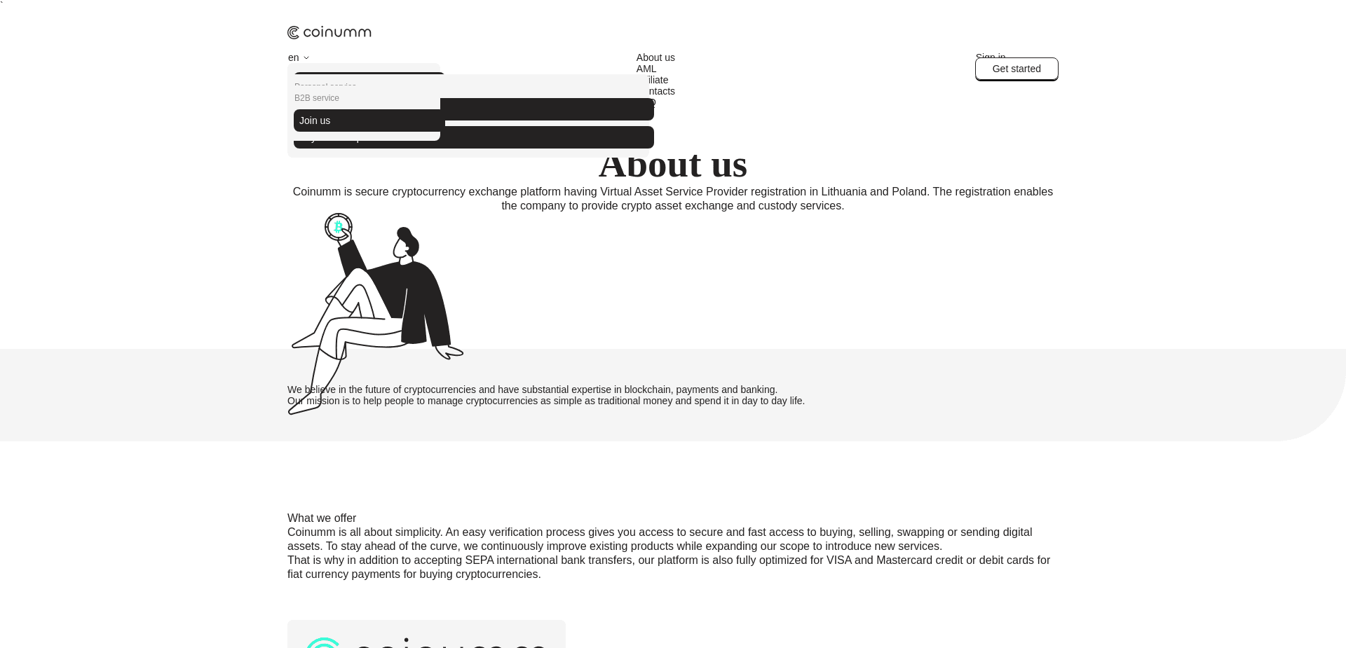 Screenshot for coinumm.com - 0