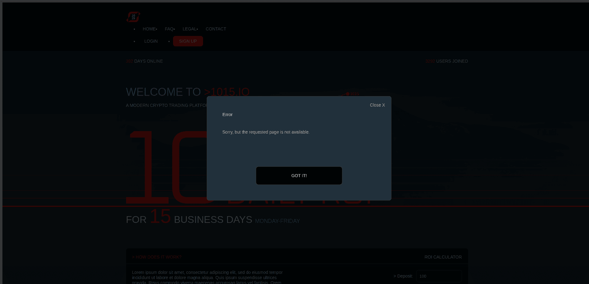 Screenshot for 10fifteen.io - 3