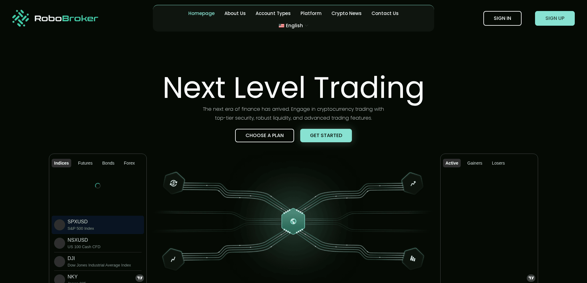 Screenshot for robobrokerltd.com - 2