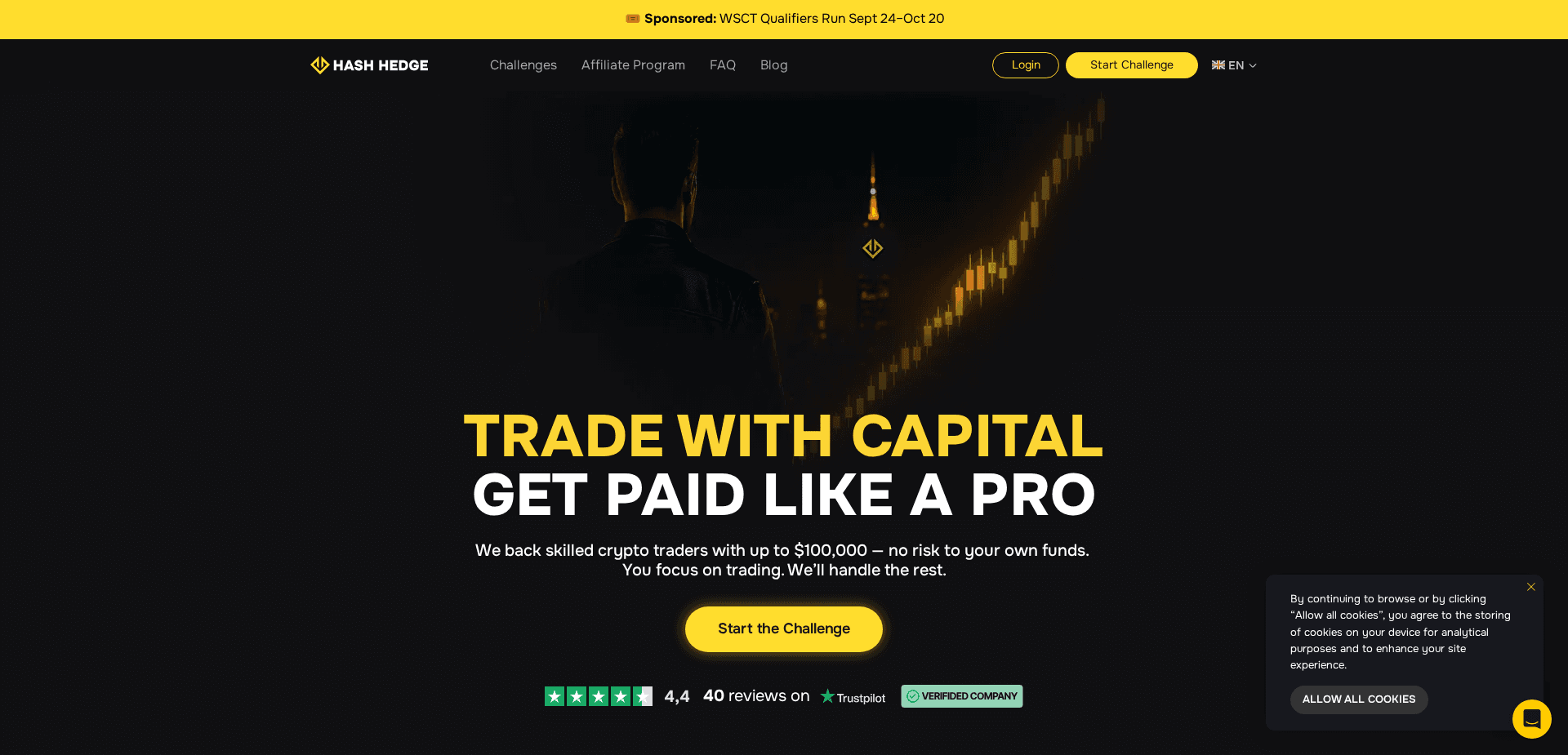 Screenshot for hashhedge.com - 2