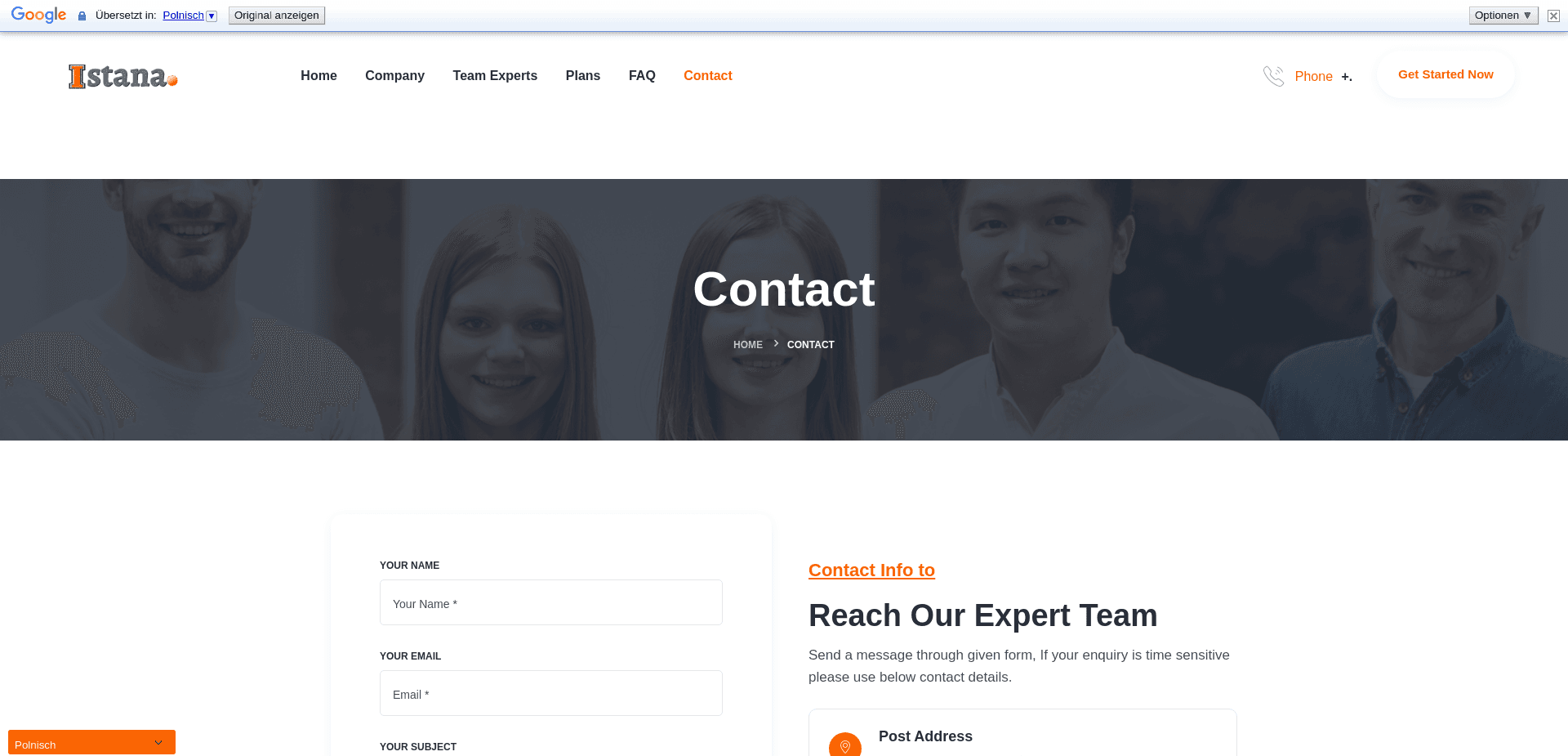 Screenshot for istanalimited.com - 4