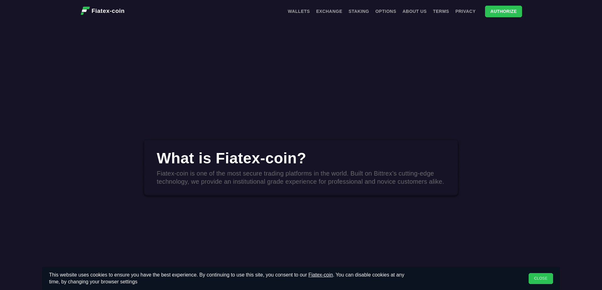 Screenshot for fiatex-coin.com - 2