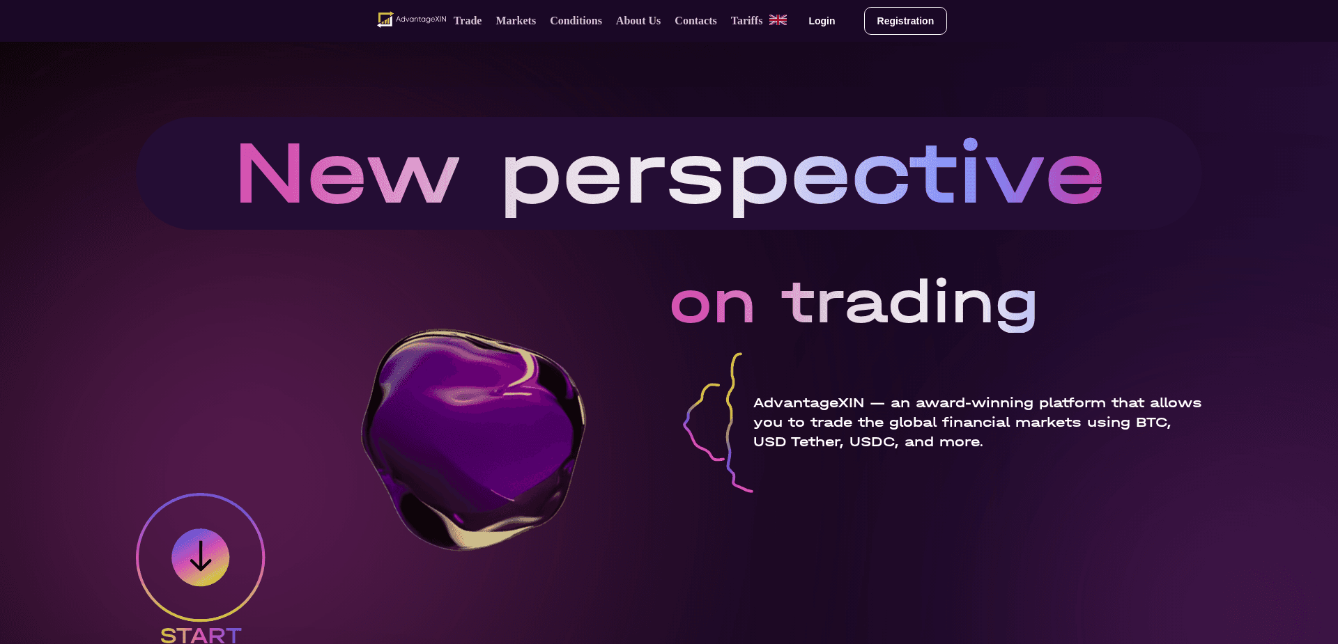 Screenshot for advantagexin.com - 1