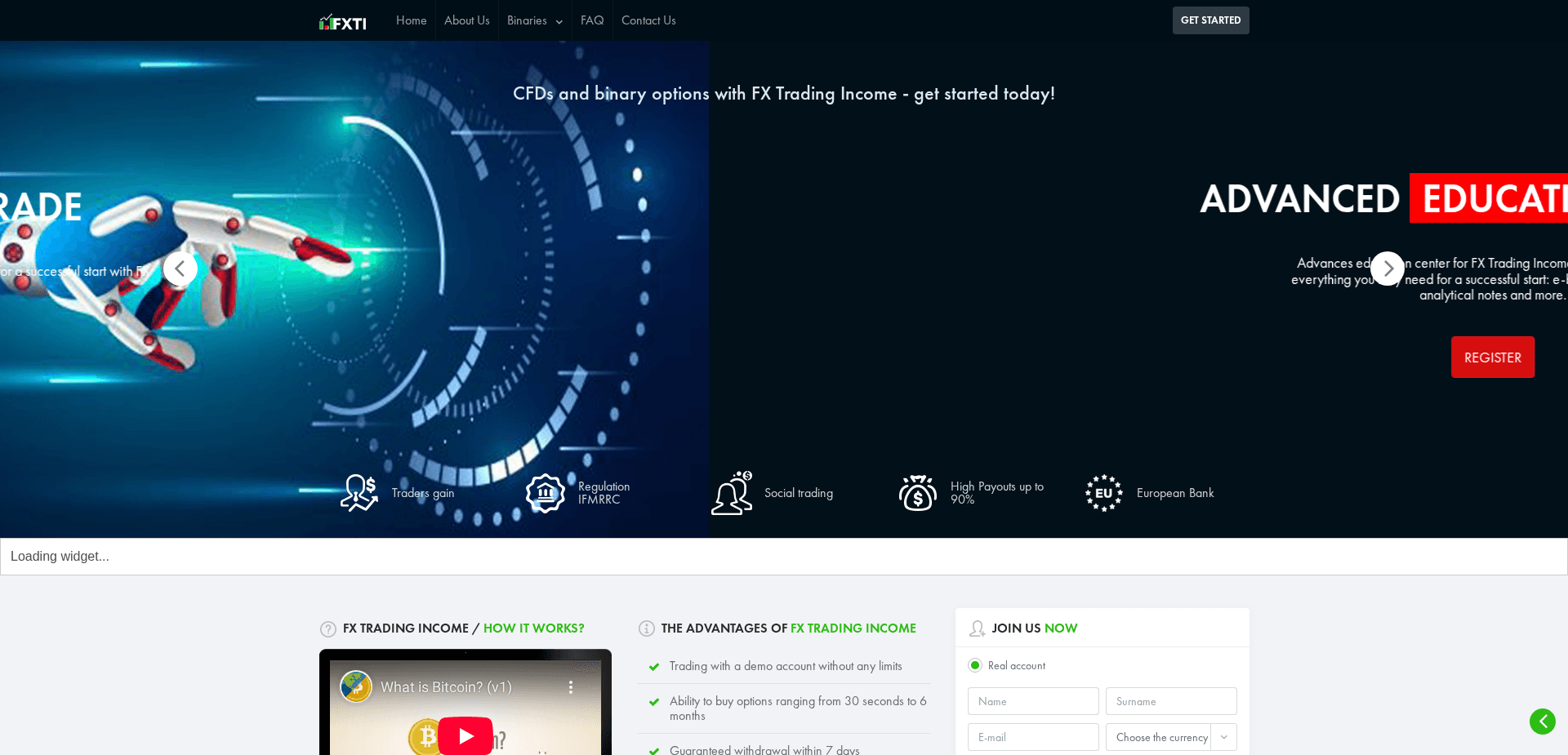Screenshot for fxtradeincome.pro - 0