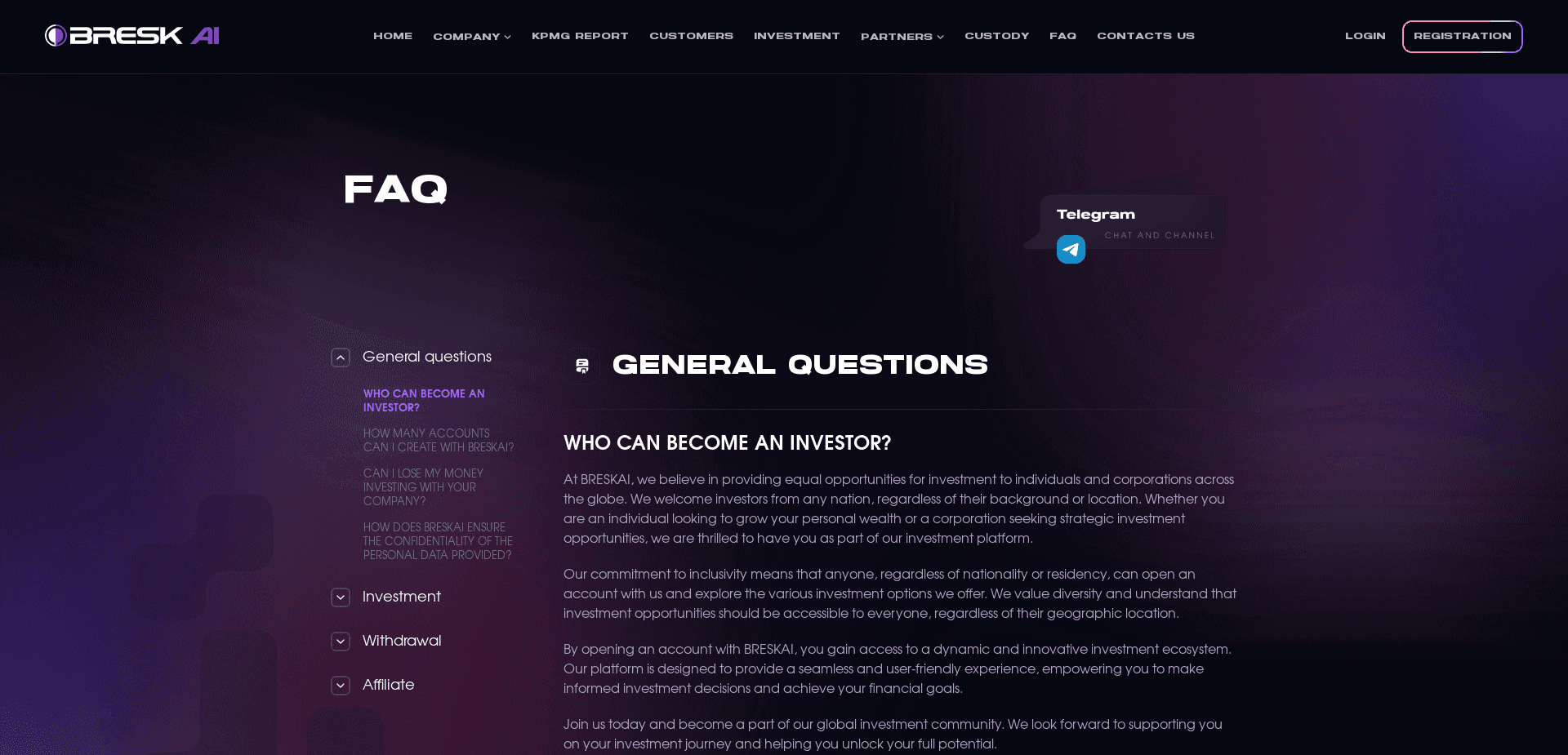 Screenshot for breskai.com - 2