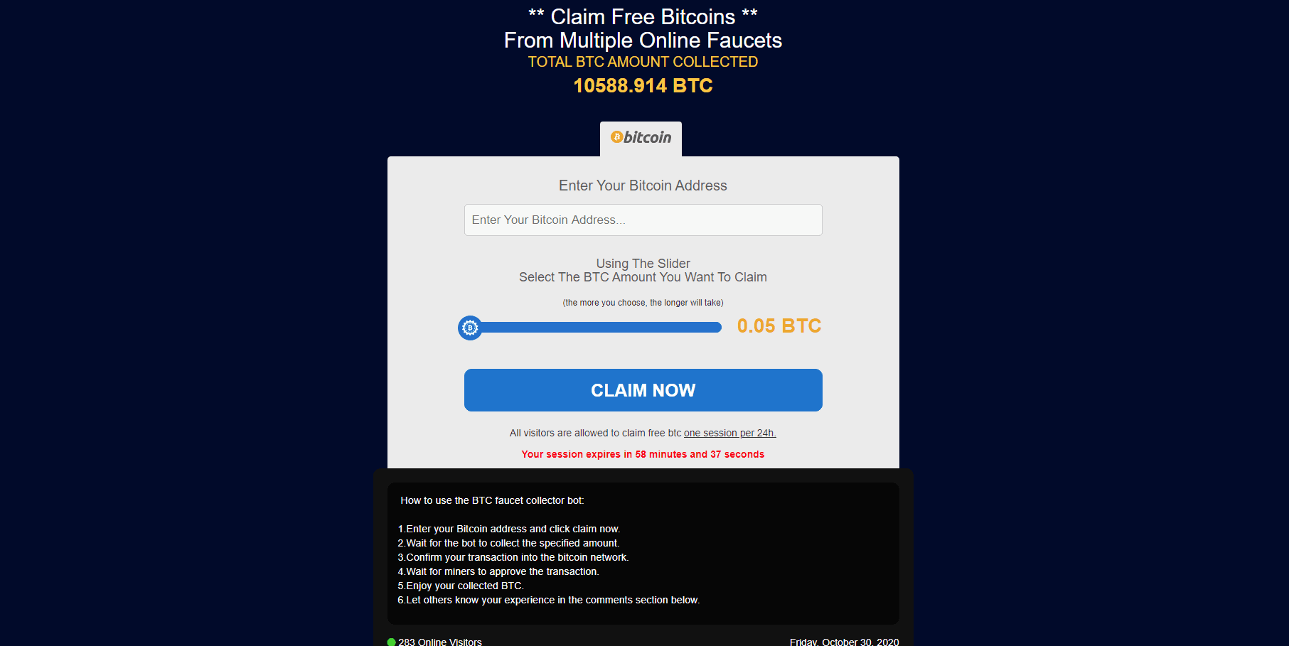 Bitcoin Faucet
