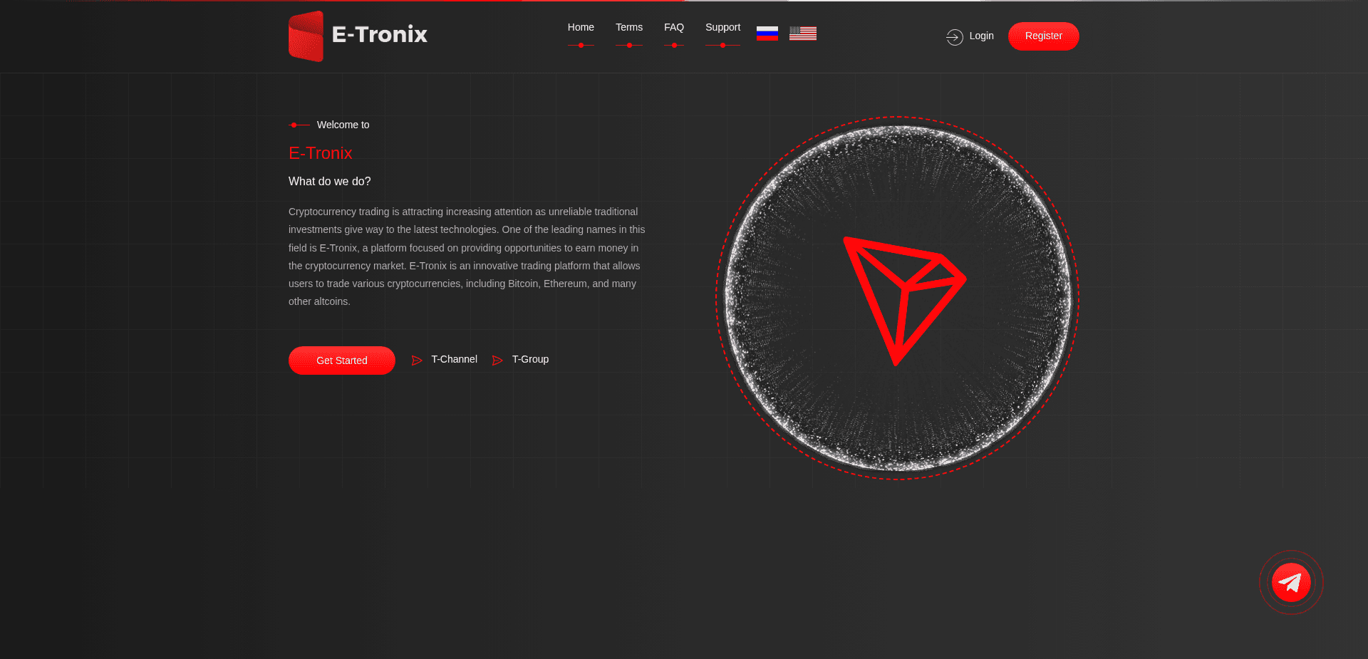 Screenshot for e-tronix.co - 2