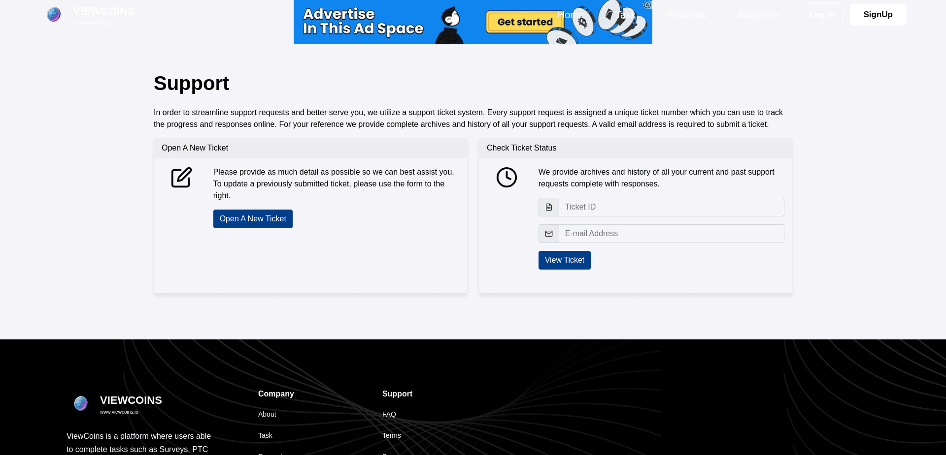 Screenshot for viewcoins.io - 1