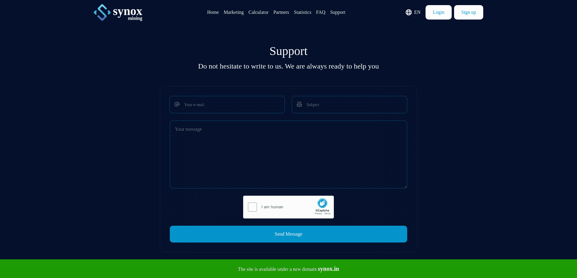 Screenshot for synox.in - 2