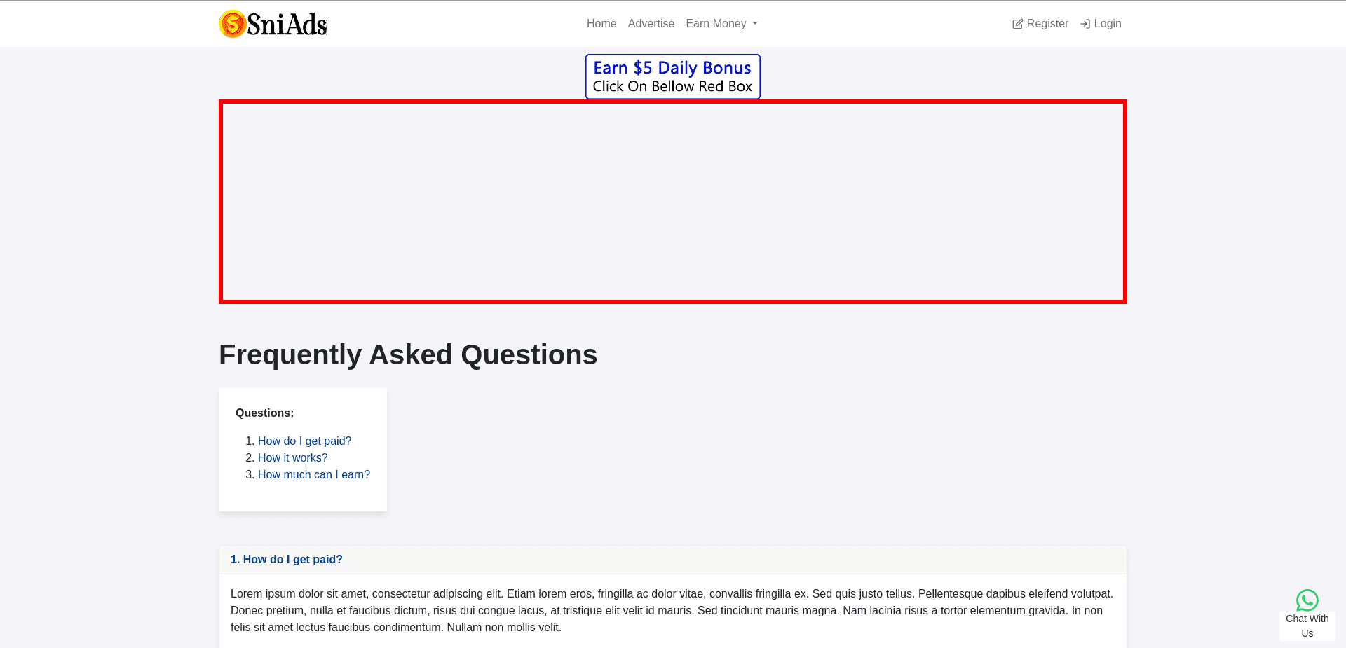 Screenshot for sniads.com - 1