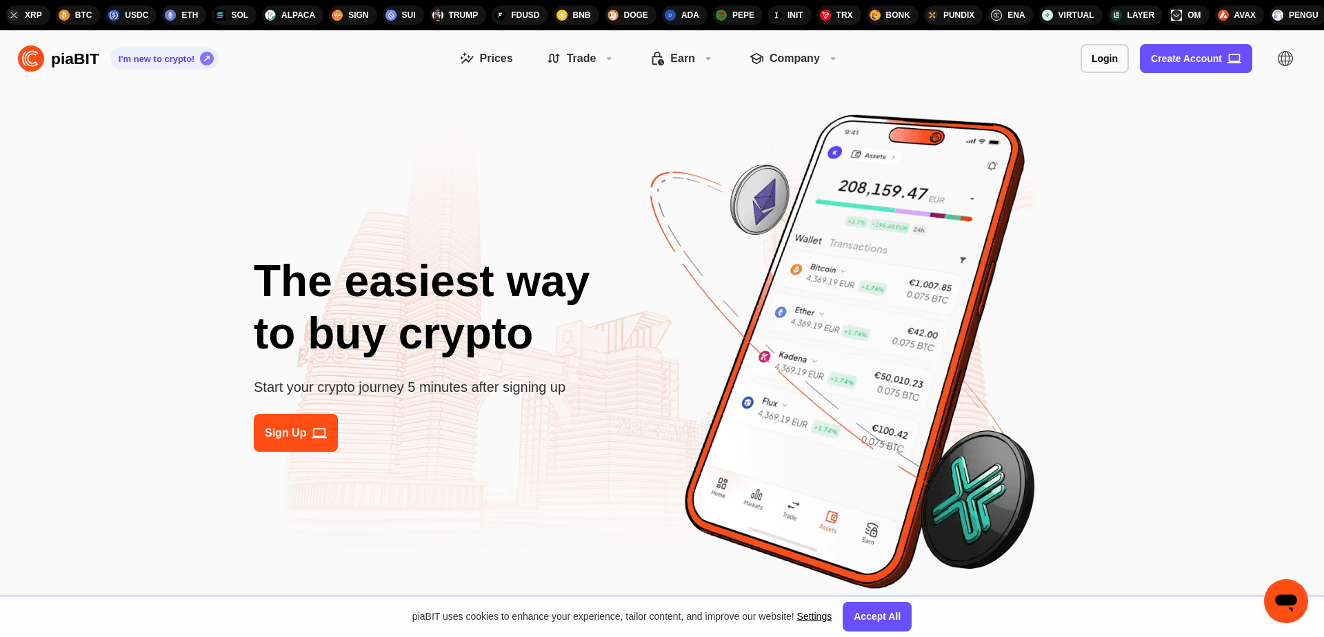 Screenshot for piabit.com - 1