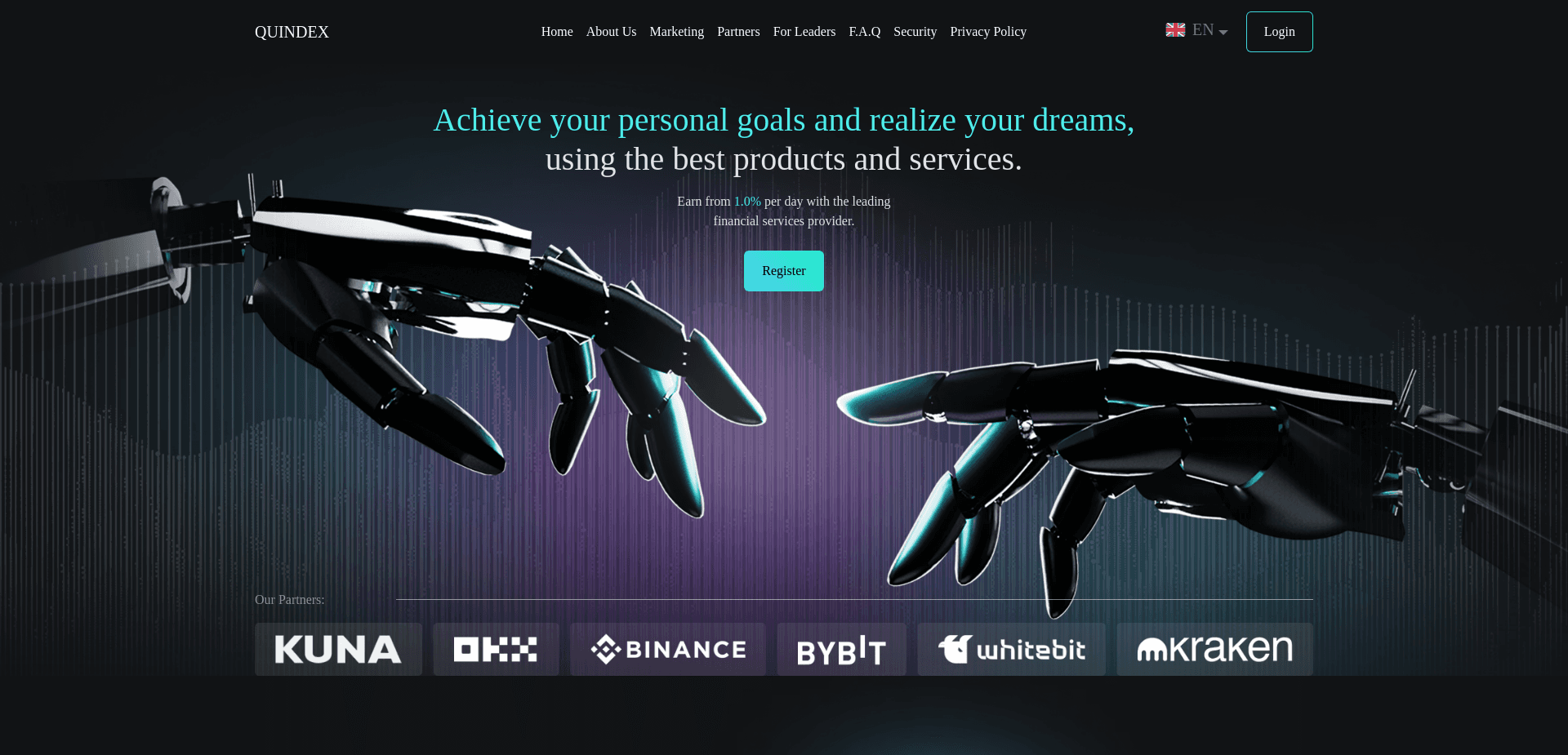 Screenshot for quindex.net - 0