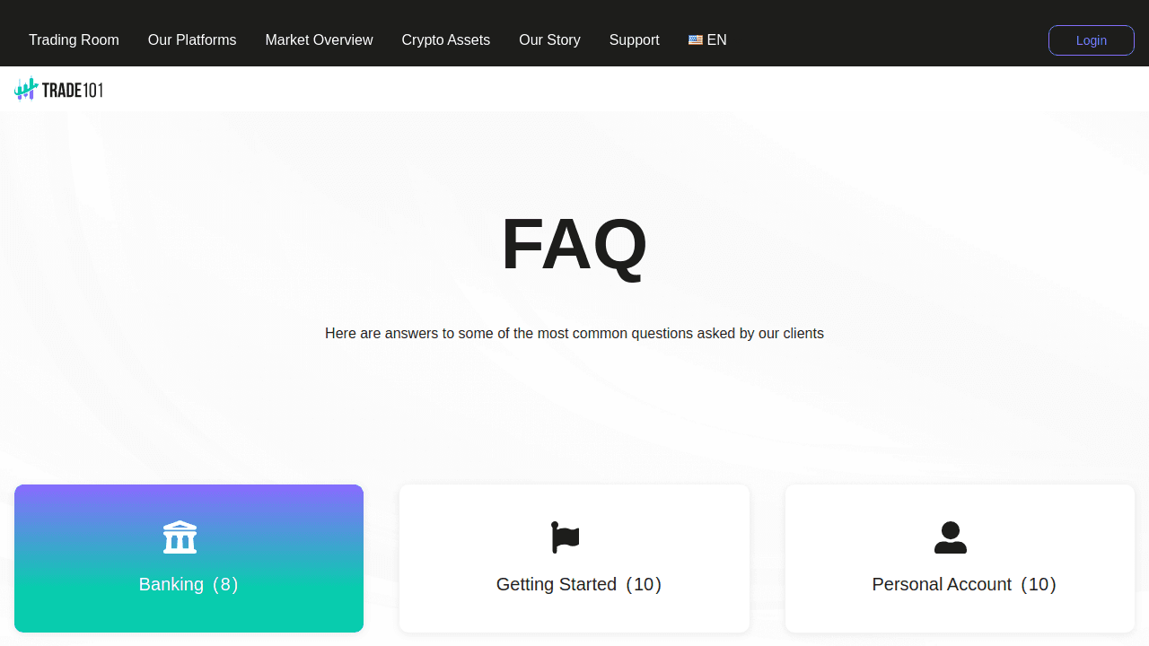Screenshot for trade101.ai - 3