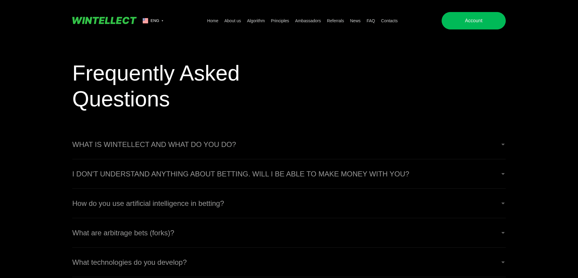 Screenshot for wintellectai.biz - 1