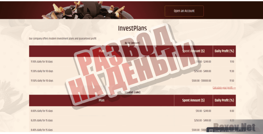 Delicious Cakes - Развод на деньги