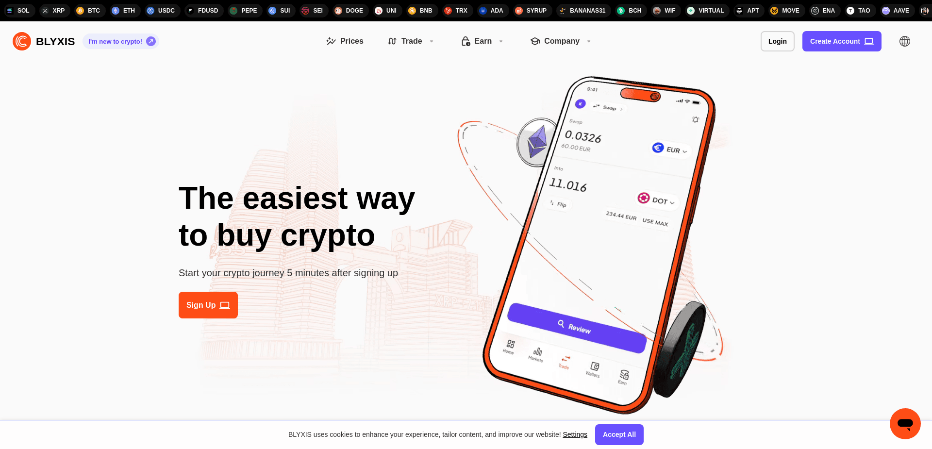 Screenshot for blyxis.com - 2