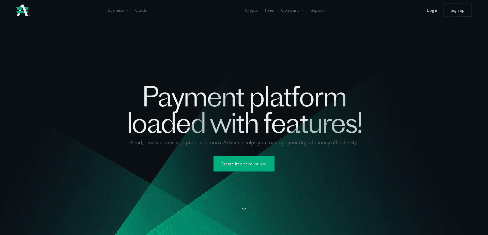 Screenshot for advcash.com - 2