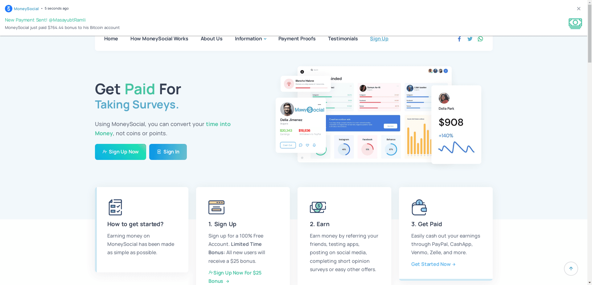 Fake Moneysocial отзывы и обзор. Развод, лохотрон или правда. Только честные и правдивые отзывы на Baxov.Net