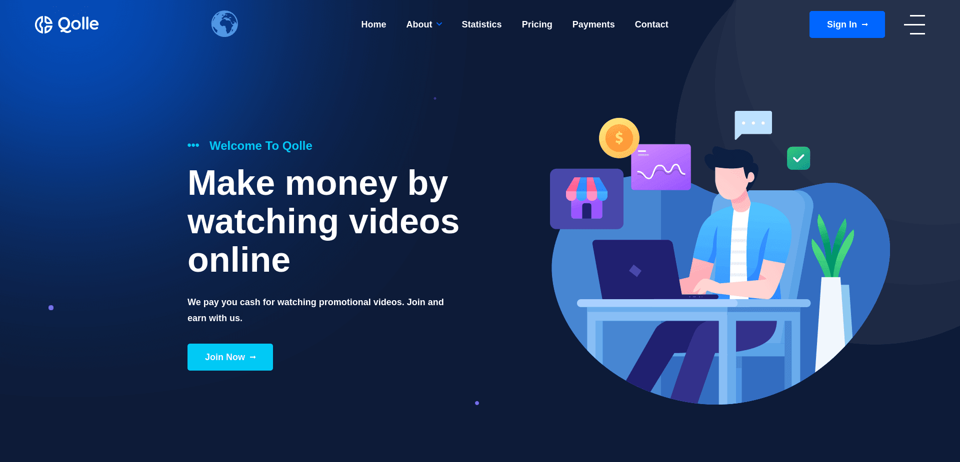 Screenshot for qolle.biz - 0