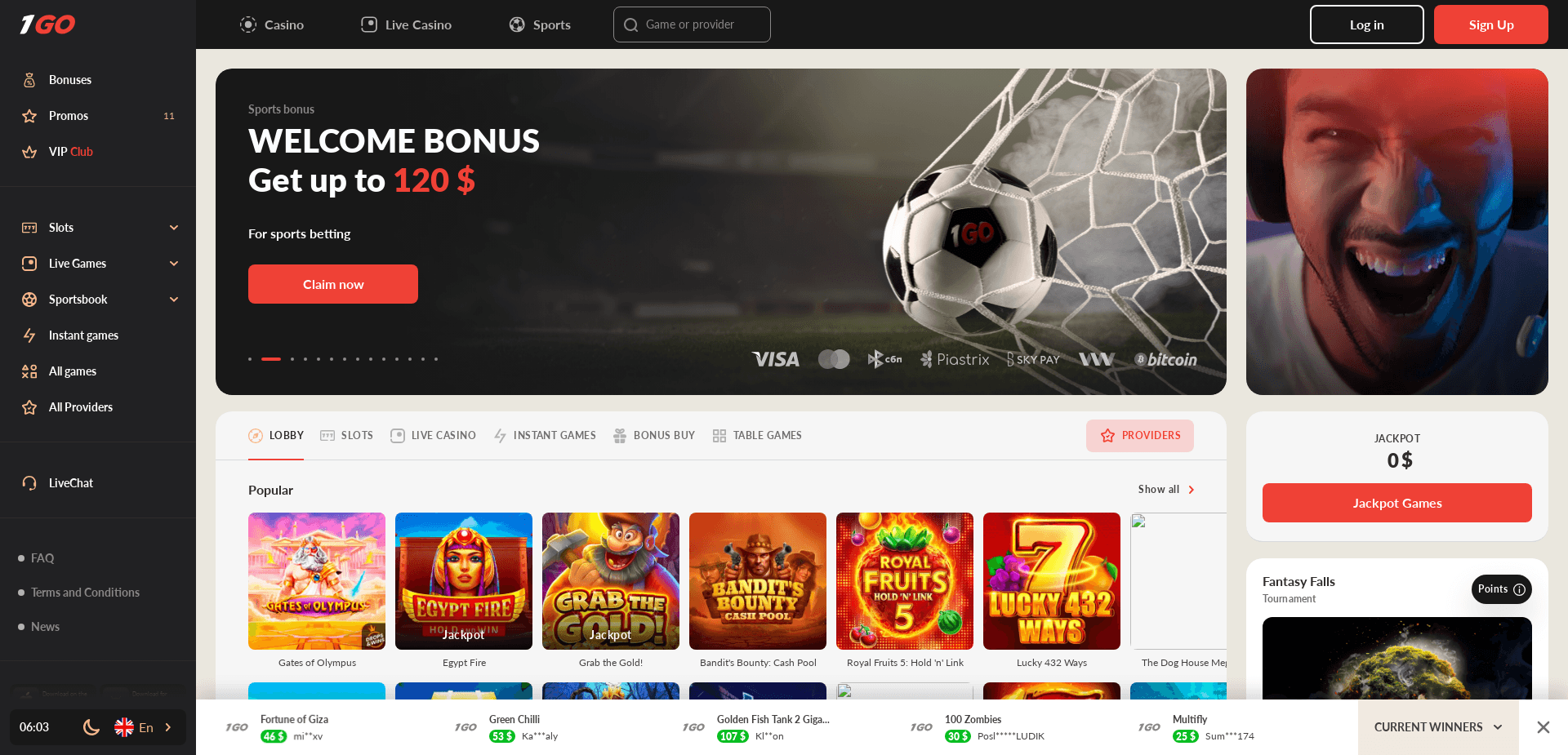 1Go Casino отзывы и обзор. Развод, лохотрон или правда. Только честные и правдивые отзывы.