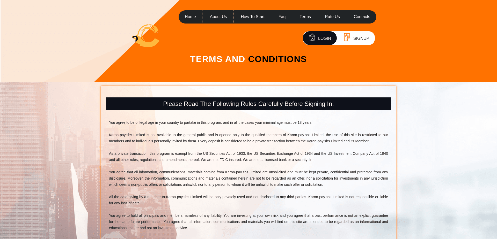 Screenshot for karon-pay.sbs - 2