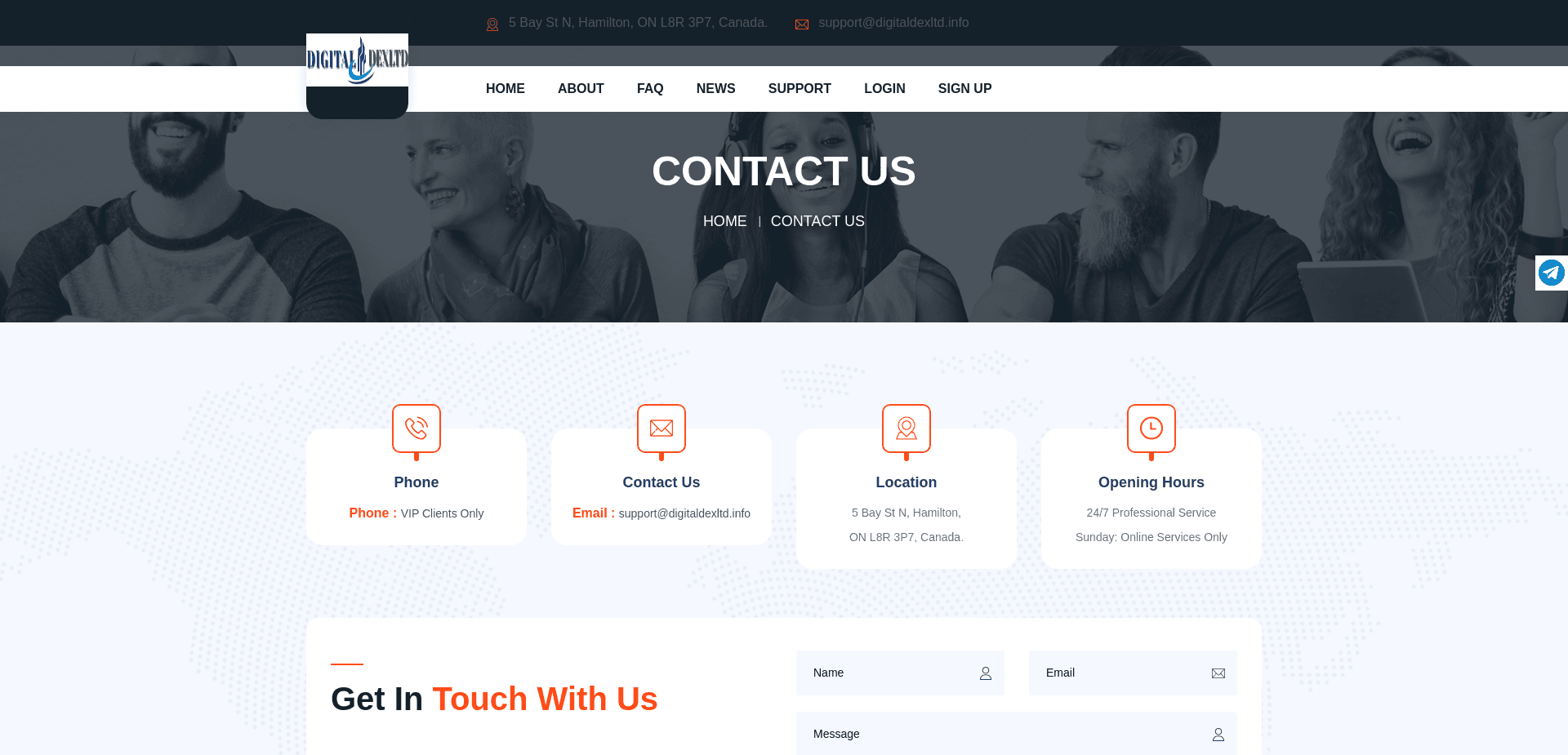 Screenshot for digitaldexltd.info - 1