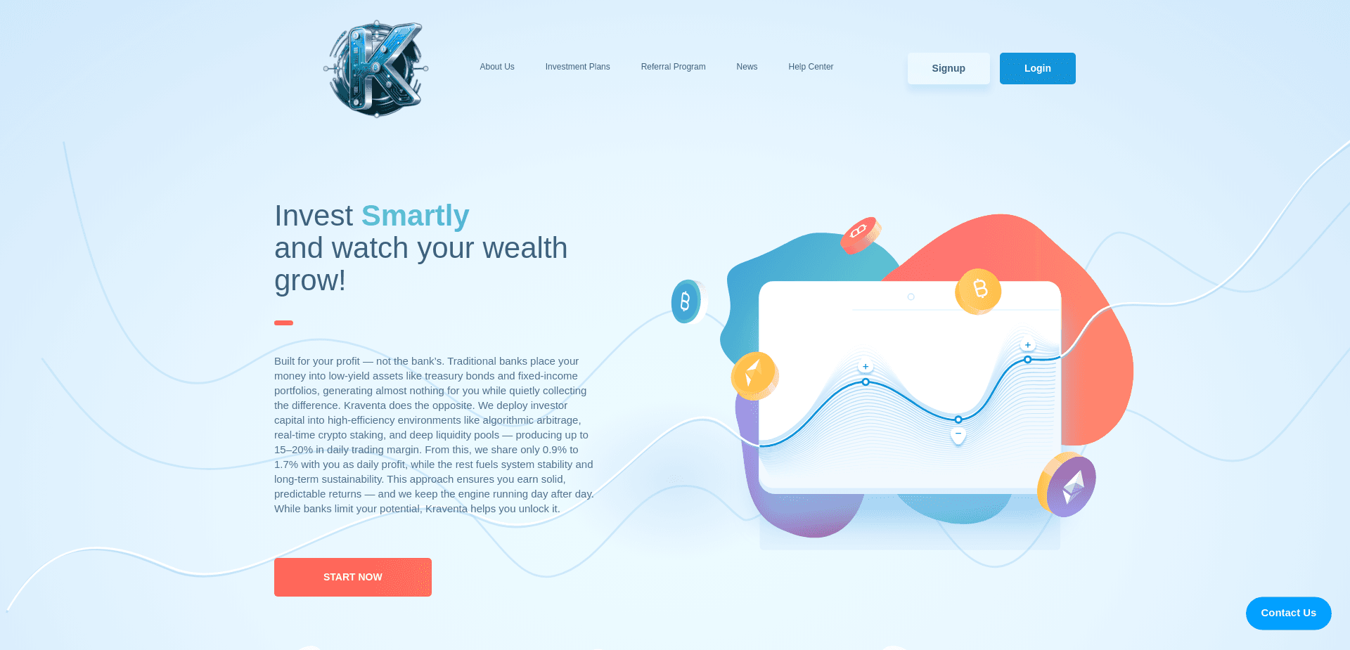 Screenshot for kraventa.com - 2