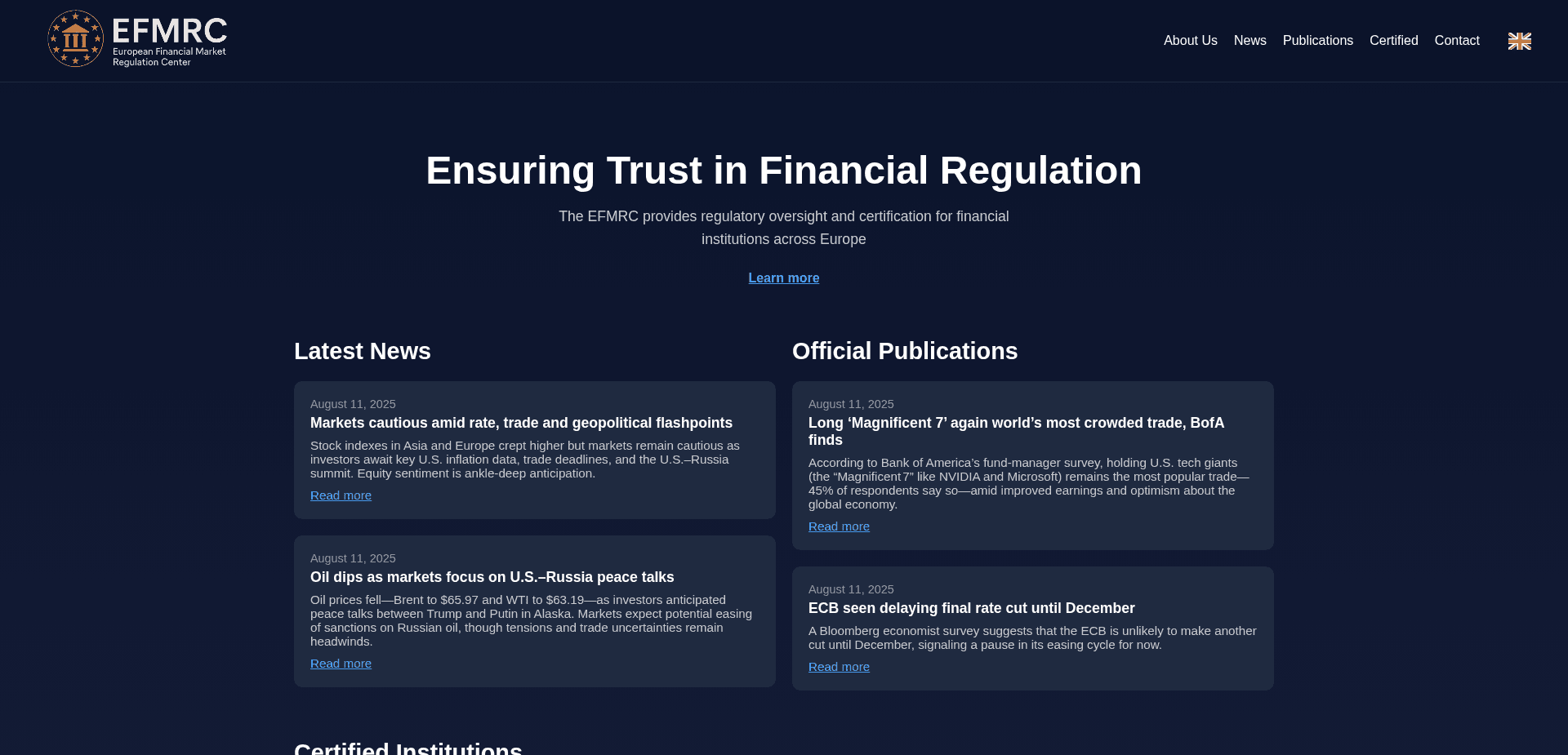 Screenshot for efmrc.org - 1