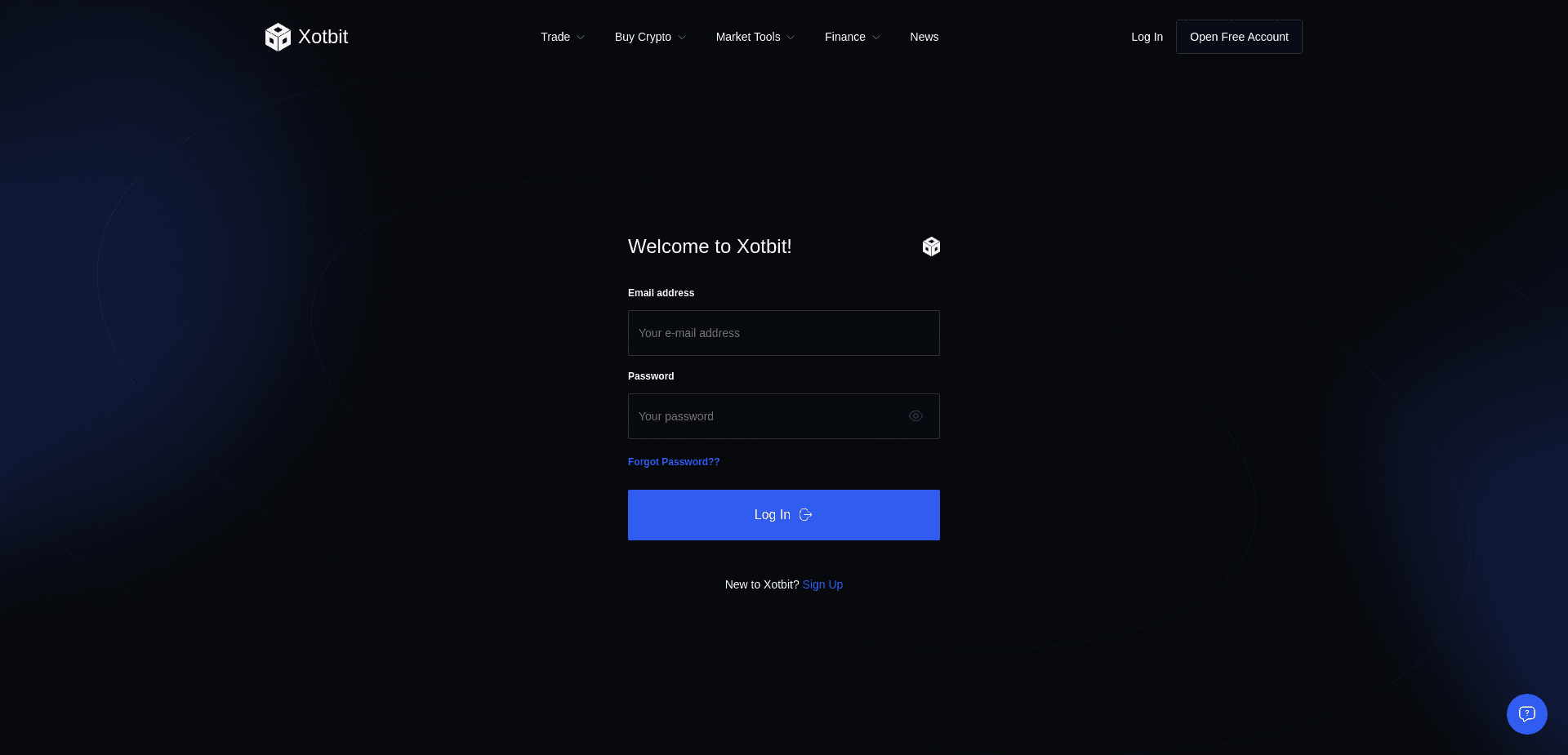 Screenshot for xotbit.com - 0