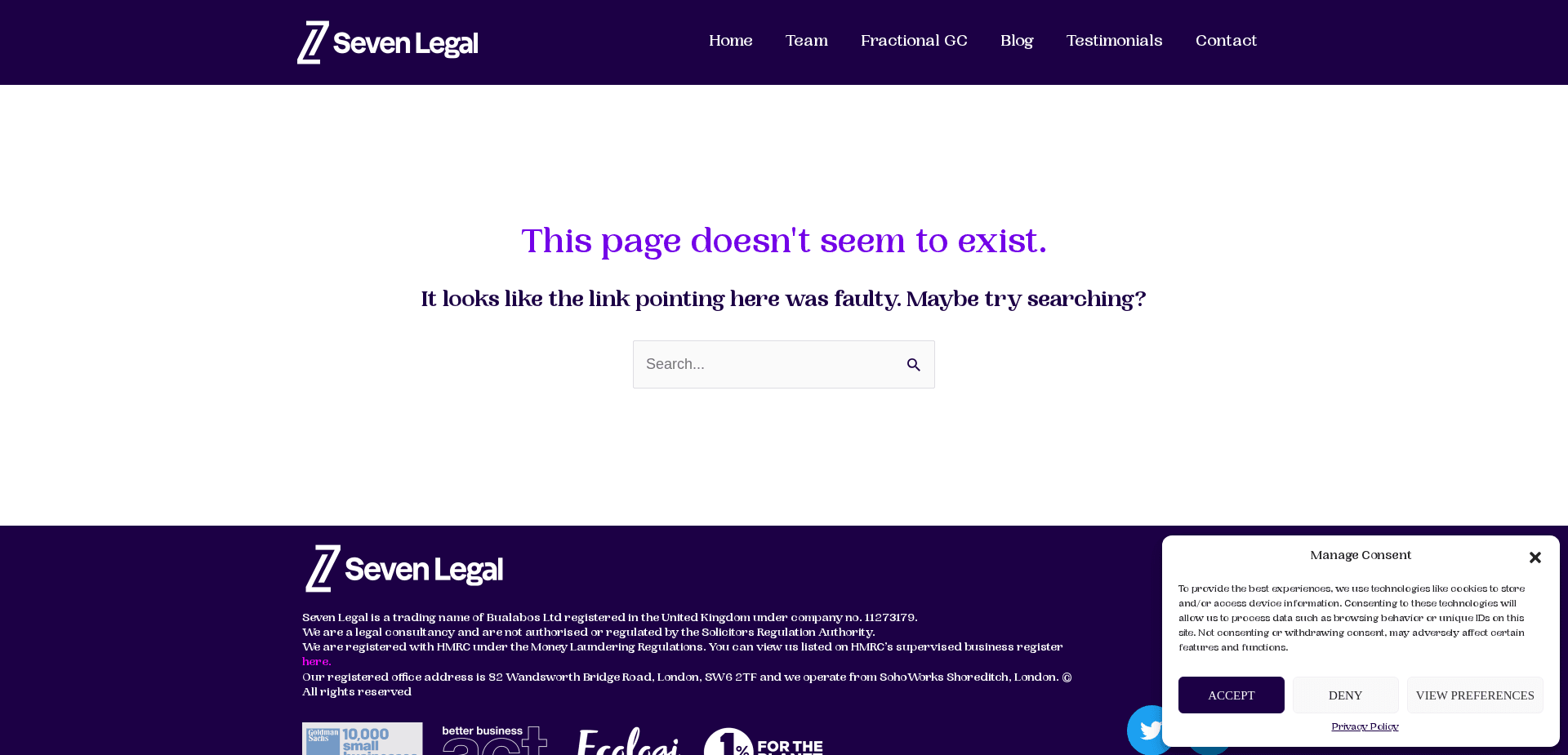Screenshot for sevenlegal.io - 0