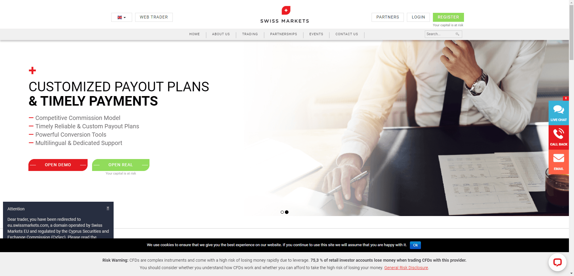 Swiss Markets отзывы и обзор. Развод, лохотрон или правда. Только честные и правдивые отзывы на Baxov.Net