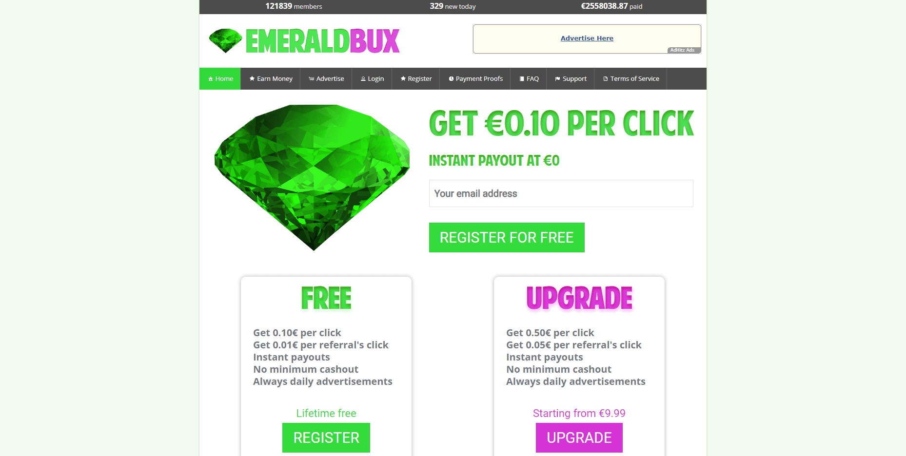 EmeraldBux развод, лохотрон или правда. Только честные и правдивые отзывы на Baxov.Net