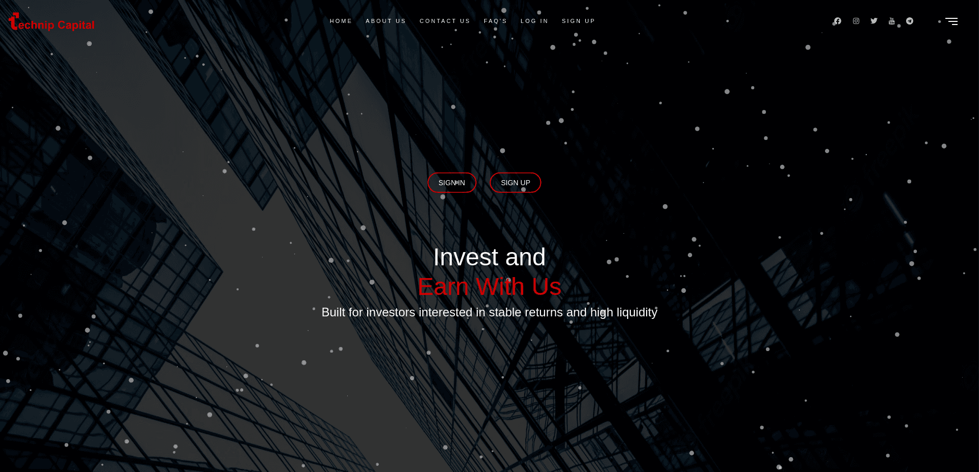 Screenshot for technip-capital.com - 3