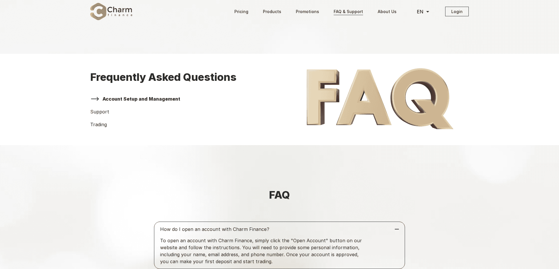 Screenshot for charm-finance.tech - 2