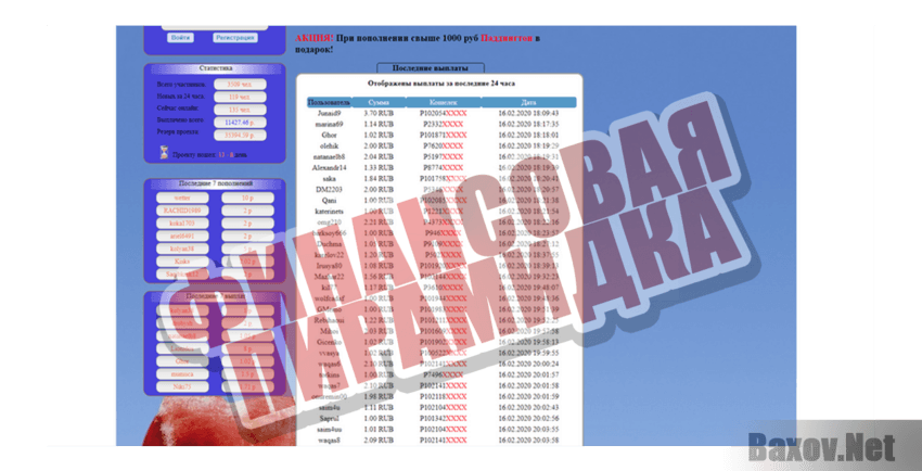 Padington Финансовая пирамидка