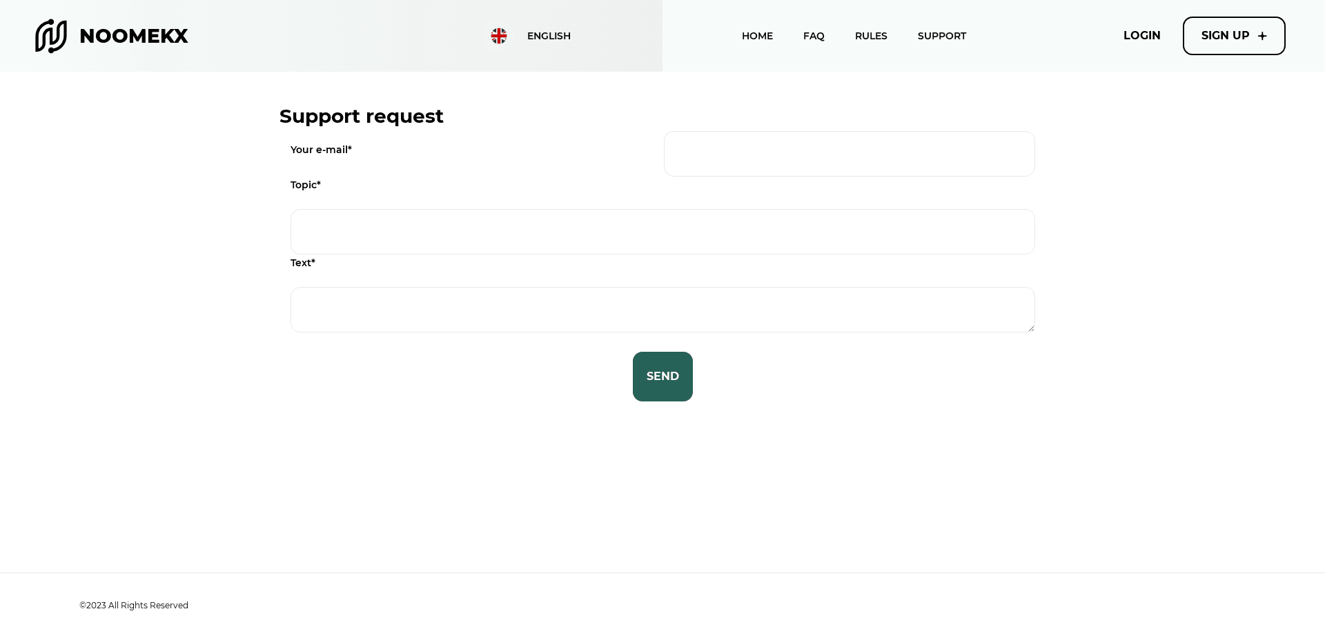 Screenshot for noomekx.com - 2