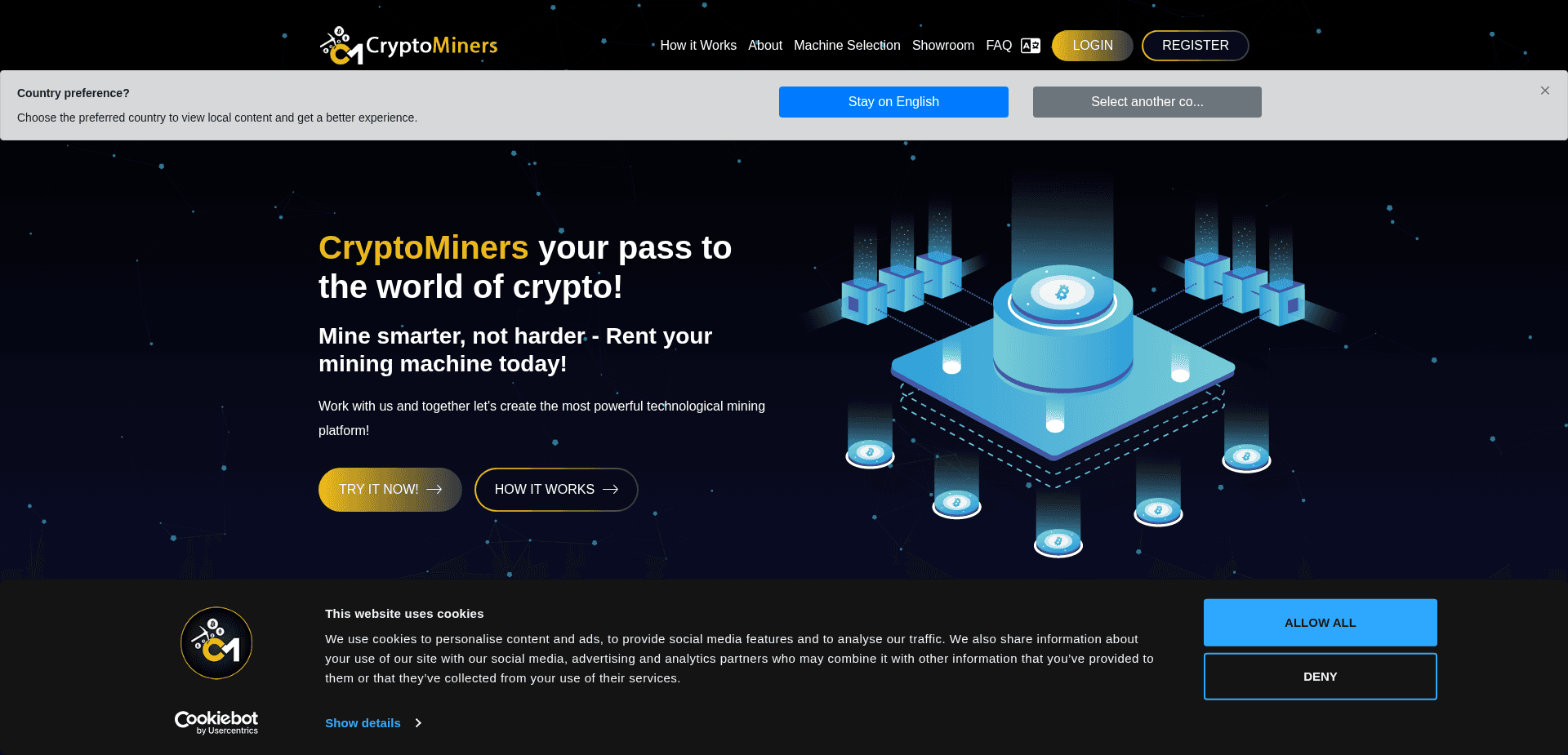 Screenshot for cryptominers.ai - 3