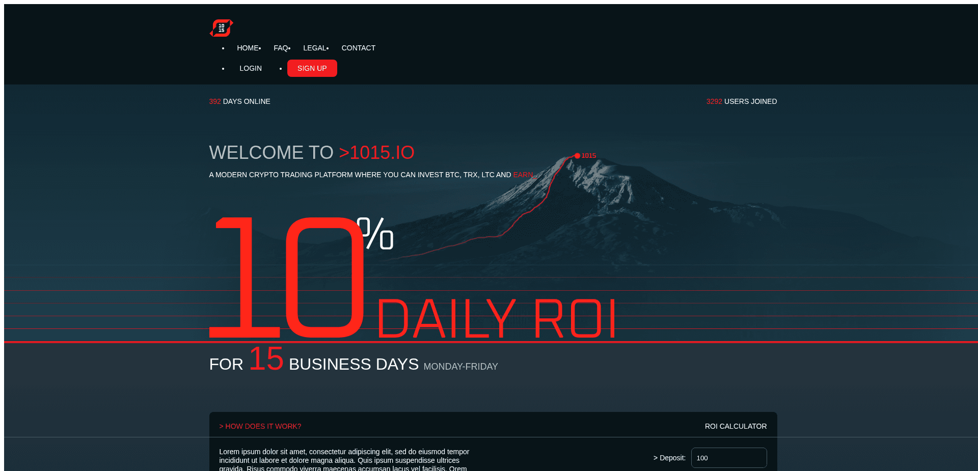 Screenshot for 10fifteen.io - 4