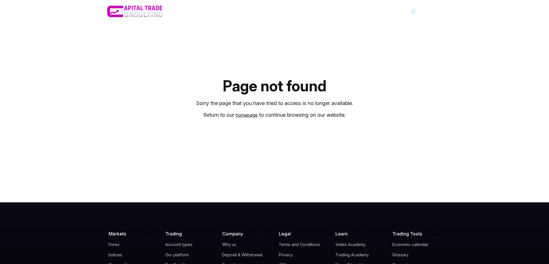 Screenshot for captrdltd.com - 0