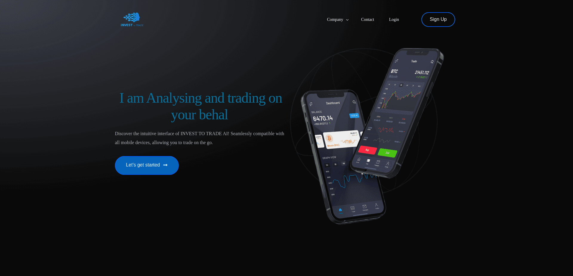 Screenshot for investtotradeai.com - 3