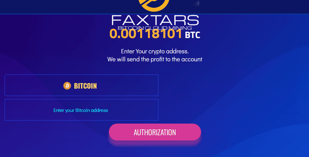 FAXTARS Лохотрон